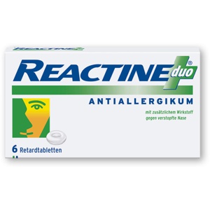 REACTINE duo Retardtabletten Produktbild