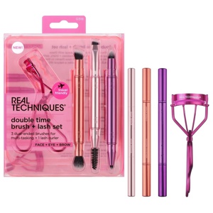 Real Techniques Double Time Brush + Lash Set 4pcs produktbillede
