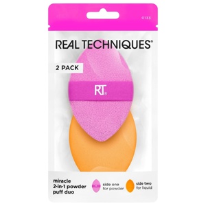 Real Techniques Miracle 2-in1 Powder Puff Duo produktbilde
