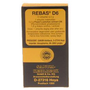 Rebas D6 stikpiller - 10 stk. produktbillede