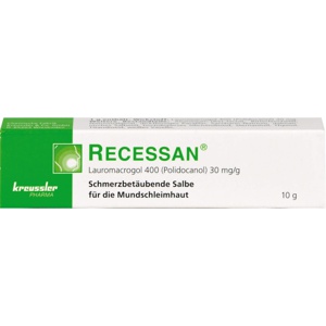 RECESSAN Schmerzbetäubende Salbe 10 g Salbe Produktbild
