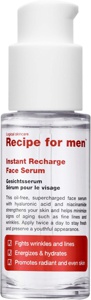 Recipe for men Instant Recharge Face Serum 30 ml produktbilde