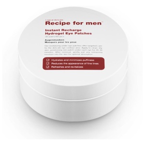 Recipe for men Instant Recharge Hydrogel Eye Patches Produktbild