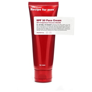 Recipe for men SPF 30 Face Cream Produktbild