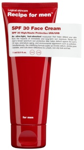 Recipe For Men SPF30 Face Cream 75 ml produktbillede