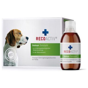 RECOACTIV Immun für Hunde zur ernährungsphysiologischen Wiederherstellung, 3 x 90 ml Produktbild
