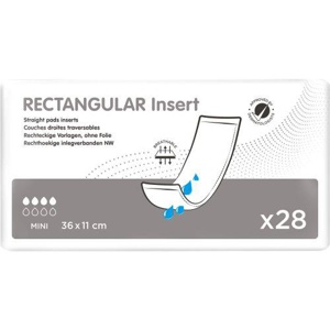 RECTANGULAR Insert mini 11x36 cm 28 St Beutel Produktbild