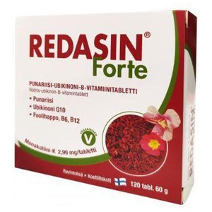 Redasin Forte Südametabletid punase riisiga tbl N120 toote pilt