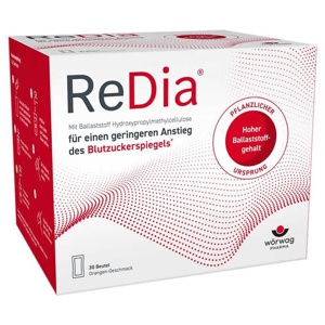 REDIA Granulat Ballaststoffdrink 30X12 g Granulat zur Herstellung einer Suspension zum Einnehmen Produktbild