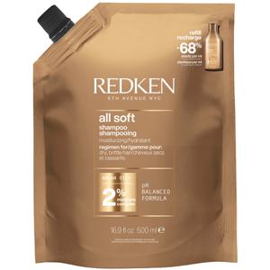 Redken All Soft Shampoo Refill Pouch 500ml produkt bild