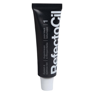 RefectoCil Eyelash & Eyebrow Tint 1 Pure Black 15 ml produktbilde