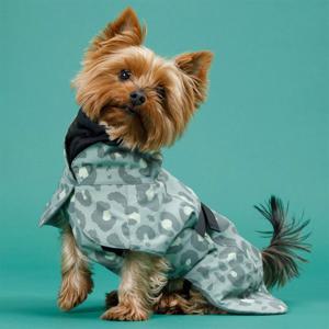 PAIKKA Visibility Vinterjacka till Hund Reflekterande Leopard Grön produkt bild