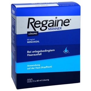REGAINE Männer 50 mg/ml Lösung zur Anwendung auf der Kopfhaut Produktbild