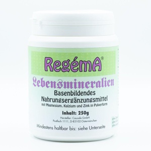 REGEMA Lebensmineralien Pulver Produktbild