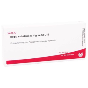 REGIO substantiae nigrae GL D 12 Ampullen Produktbild