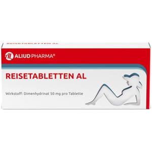 Reisetabletten AL bei Schwindel, Übelkeit und Erbrechen Produktbild