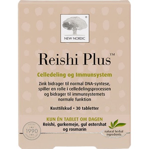 New Nordic Reishi Plus - 30 tabl. produktbillede