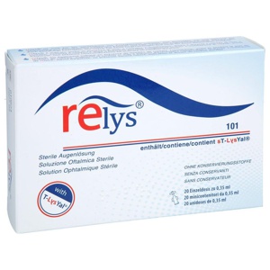 Relys Augentropfen Einmaldosen Produktbild