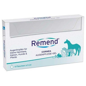 Remend CORNEA AUGENPFLEGE-GEL für Hunde/Katzen/Pferde 6X3 ml Augentropfen Produktbild