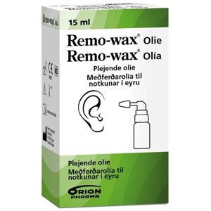 Remo-wax Olie Ørespray 15 ml produktbillede