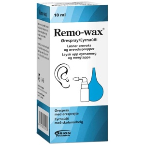 Remo-wax Ørespray Med Øresprøjte produktbillede