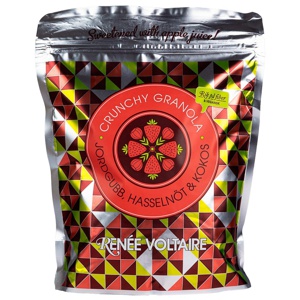 Renée Voltaire Crunchy Granola Jordgubb, Hasselnöt & Kokos 450 g produkt bild
