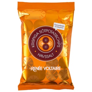 Renée Voltaire Krispiga Sötpotatischips Havssalt 80 g produkt bild