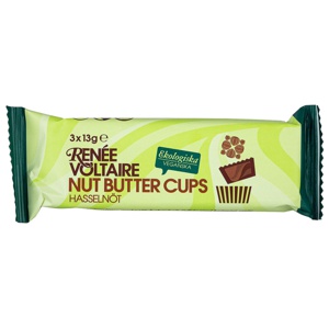 Renée Voltaire Nut Butter Cups Hasselnöt EKO 39 g produkt bild