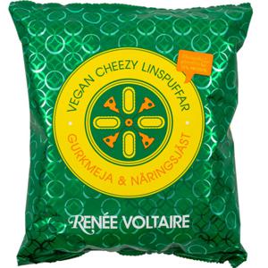 Renée Voltaire Vegan Cheezy Linspuffar Gurkmeja & Näringsjäst EKO 90 g produkt bild