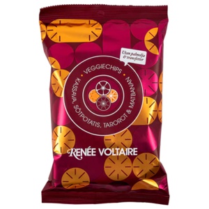 Renée Voltaire Veggiechips Kassava Tarorot Sötpotatis & Matbanan 115 g produkt bild