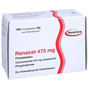 RENACET 475 mg Filmtabletten Produktbild