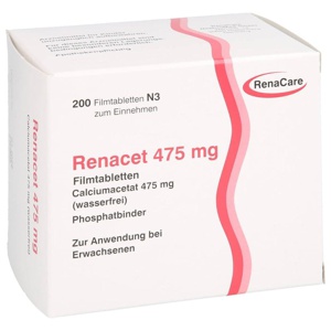 RENACET 475 mg Filmtabletten Produktbild