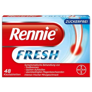 Rennie Fresh Kautabletten, 48 St Kautabletten Produktbild