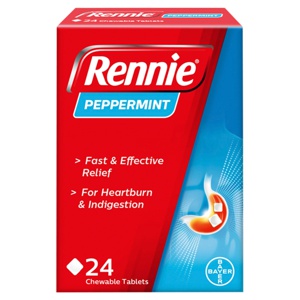 Rennie Peppermint Tablets Pack of 24 product image