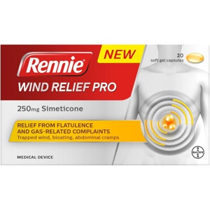 Rennie Wind Relief Pro 20 Soft Gel Capsules product image
