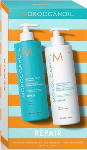 Moroccanoil Duo Repair Schampoo + Conditioner 500 ml + 500 ml 1015 ml produkt bild