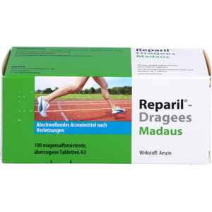 Reparil-Dragees Madaus magensaftresistente Tabletten, 100 St Tabletten magensaftresistent Produktbild