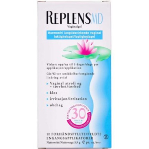 Replens MD vaginal gel applikator 10 stk. produktbillede