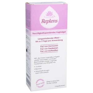 REPLENS Vaginalgel vorgefüllte Applikatoren 3 St Vaginalgel Produktbild