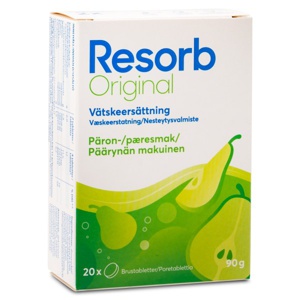 Resorb Original 20 brusetabletter Pear produktbillede