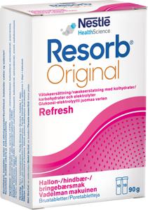 Resorb Original, 20 brustabl, Hallon