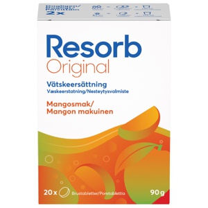 Resorb original brusetab mango produktbilde