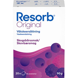 Resorb Original Skovbær - 2 x 10 brusetabl. produktbillede