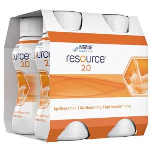 Resource 2.0 Aprikos 4 x 200 ml produkt bild