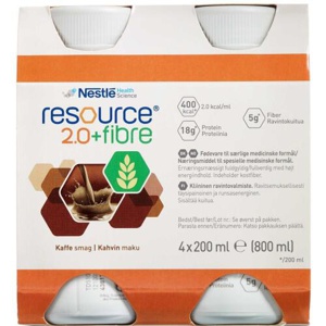 Resource 2.0+ fibre Kaffe 4 x 200 ml produktbillede