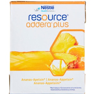 Resource Addera Plus Ananas-Appelsin 4 x 200 ml produktbillede