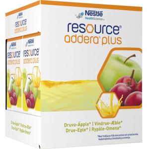 Resource Addera Plus Druva-Äpple, drickfärdigt kosttillägg 4 x 200 ml produkt bild