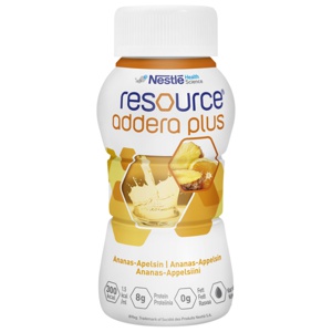 Resource addera plus næringsdrikk ananas & appelsin 4x200 ml produktbilde