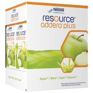 Resource Addera Plus Næringsdrikk Eple 4X200 ml produktbilde
