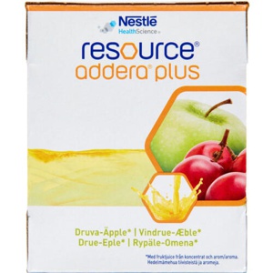 Resource Addera Plus Vindrue-Æble 4 x 200 ml produktbillede